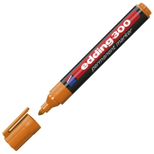 Marker permanentni 1,5-3mm okrugli vrh edding 300 narančasti (9966)