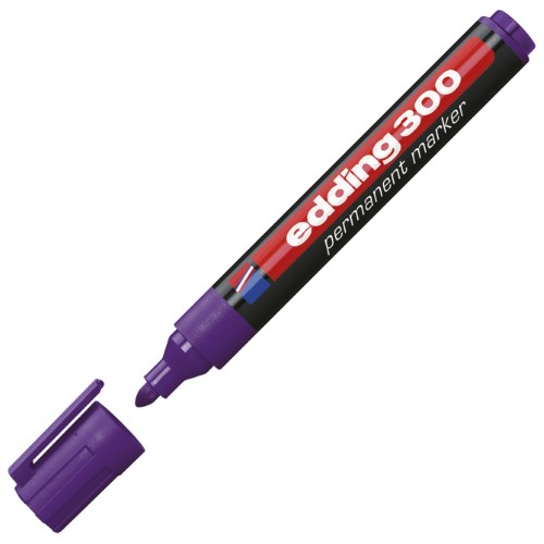 Marker permanentni 1,5-3mm okrugli vrh edding 300 ljubičasti (9967)