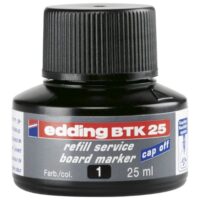 Tinta za marker (za bijelu ploču) 25ml edding btk25 crna (9972)