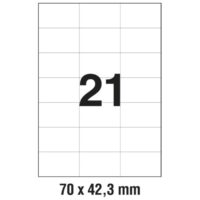 ETIKETE ILK 70x42.3mm pk100L ZWECKFORM 3652 (9978)