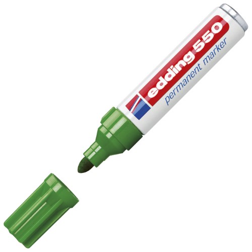 Marker permanentni 3-4mm edding 550 zeleni (9982)