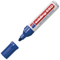 Marker permanentni 3-4mm edding 550 plavi (9984)