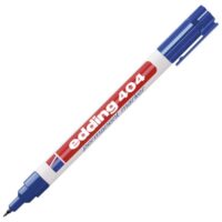 Marker permanentni 0,75mm edding 404 plavi (9989)