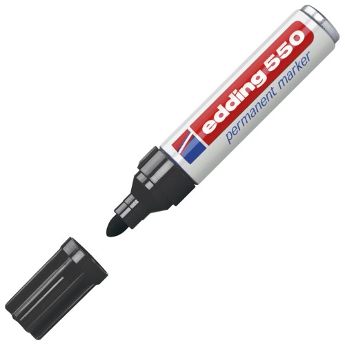 Marker permanentni 3-4mm edding 550 crni (9992)