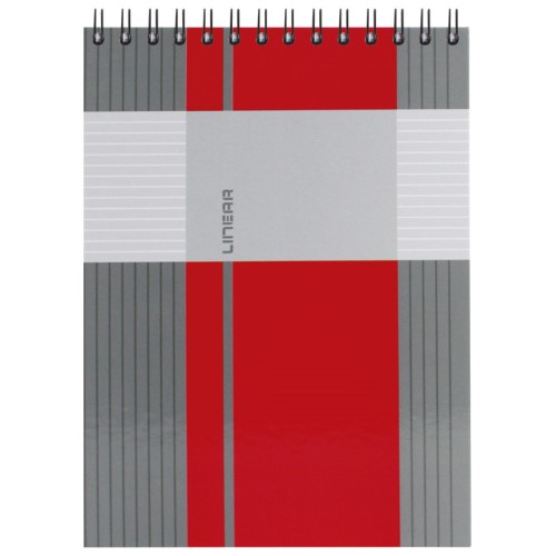 Blok kolegij A4 crte 80l spirala gore mat+lak linear marker 4-64 (10669)