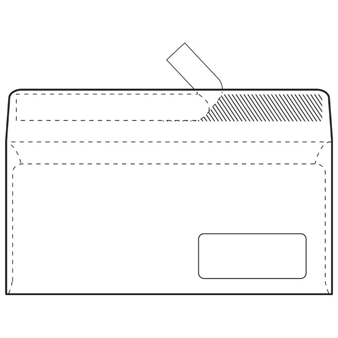Kuverte ABT PD strip 80g pk1000 Fornax (10687)