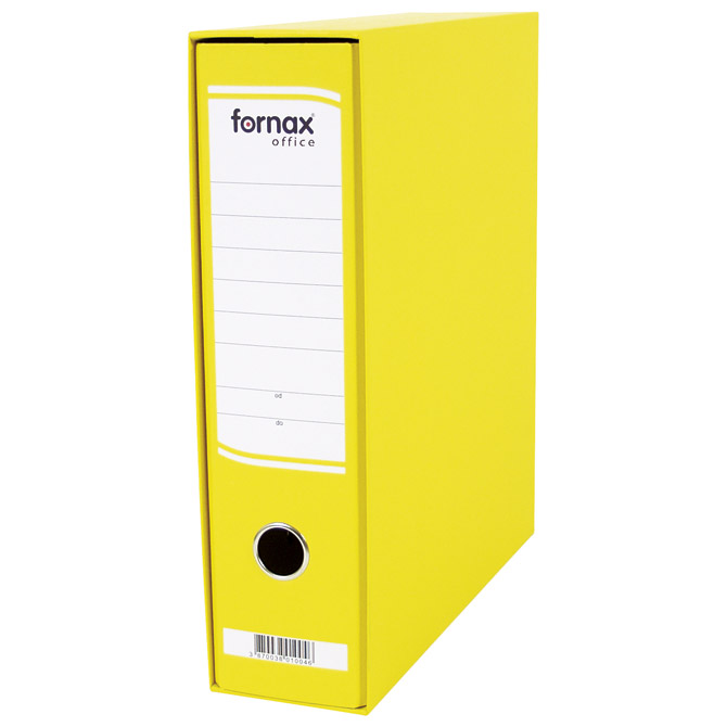 Registrator A4 široki u kutiji Office Fornax / Lipa Mill / Nano žuti (10810)