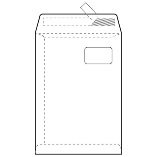 Kuverte vrećice C4 PD BB strip 90g pk250 Fornax (10979)