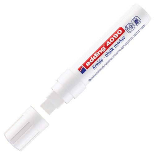 Marker-kreda za staklo 4-15mm edding 4090 bijeli (13365)