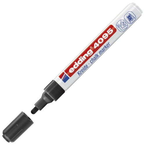Marker-kreda za staklo 2-3mm edding 4095 crni (13368)