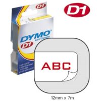 VRPCA D1 12 MMX7M DYMO 45015 CRVENO-BIJELA (13502)