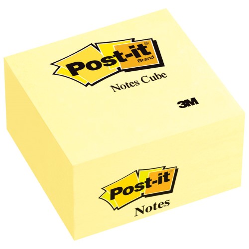 Blok samoljepljiv kocka 76x76mm 450l post-it 3m,636b žuti (13999)