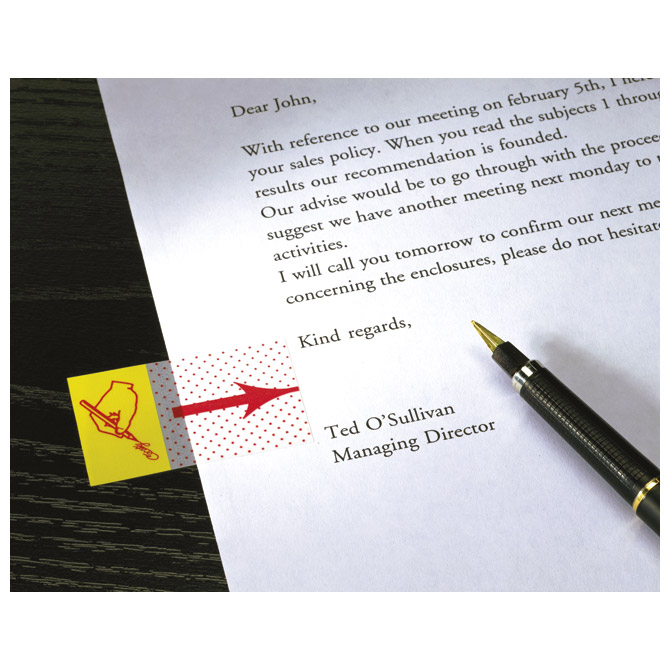 Zastavica 25,4x43,2mm 50l post-it 3m,680-31 sign žuta blister (14007)