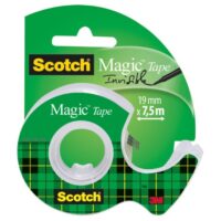 Traka ljepljiva nevidljiva 19mm/ 7,5m scotch magic 3m,blister selotejp (14033)