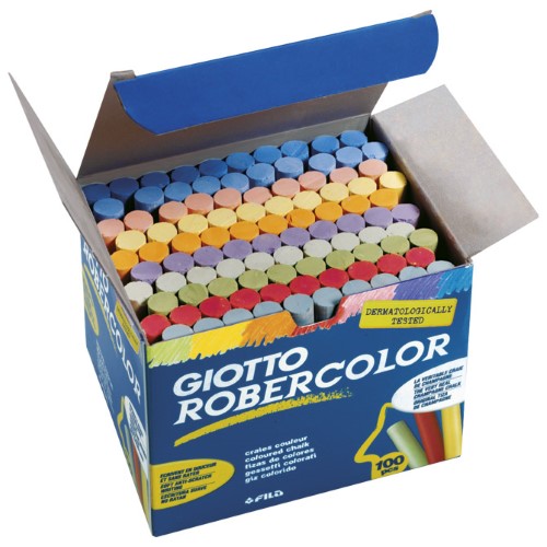 Kreda školska okrugla besprašna fi-10mm 10boja pk100 giotto fila 5390 (14045)