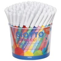 Flomaster školski 96boja (12bojax8kom) u pp posudi giotto turbo color fila 5215 sortirano (14052)
