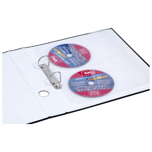 Fascikl uložni pp za 4 cd i 4 vizitke A4 pk25 donau 1715 (14229)
