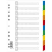 Pregrada plastična A4 kolor 10listova donau 7710095pl-99 (14244)