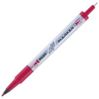 Marker za CD/DVD permanentni obostrani 0,4-0,7mm twin marker pilot sca-tmCD-R crveni (14323)