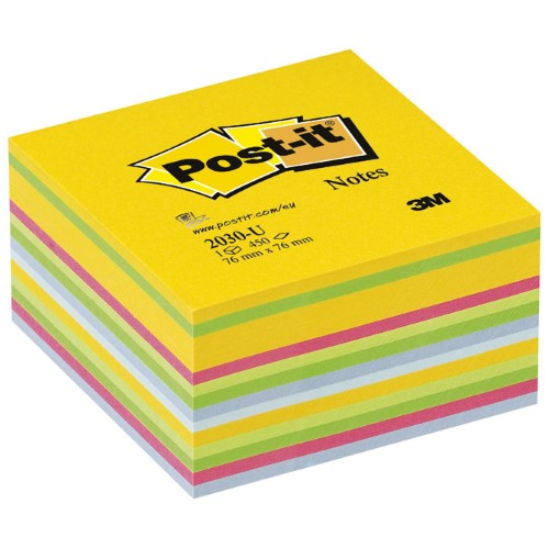Blok samoljepljiv kocka 76x76mm 450l post-it 3m,2030u (14661)