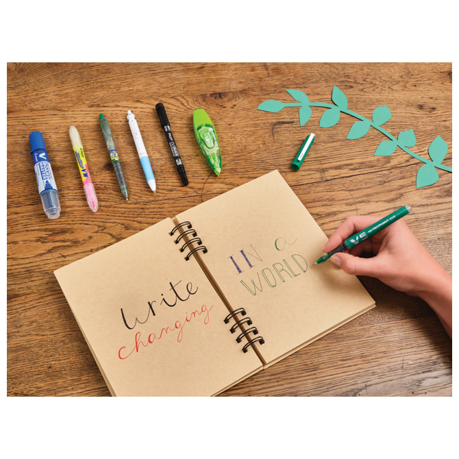 Marker permanentni obostrani twin marker begreen pilot sca-tm-b-bg crni (14766)