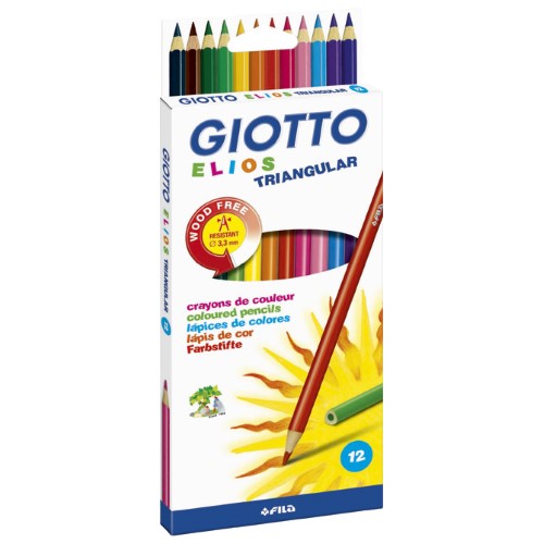 Boje drvene 12boja trokutaste elios fila 275800 blister (17595)