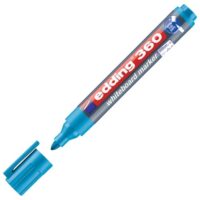 Marker za bijelu ploču 1,5-3mm edding 360 svijetlo plavi (17707)
