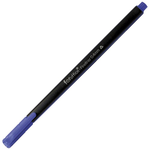 Flomaster fineliner 0,4mm foroffice plavi (18097)