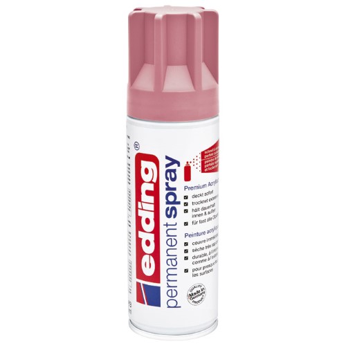 Boja akrilna u spreju 200ml permanentna edding 5200935 pastelno prljavo roza (18359)