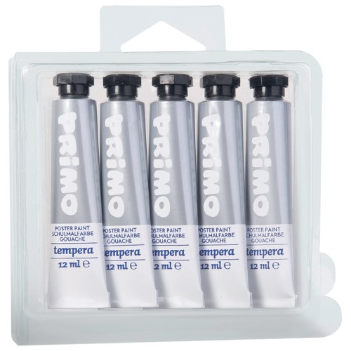 Boja tempera 12ml aluminijska tuba pk5 cmp.440tra910 srebrna blister (18850)