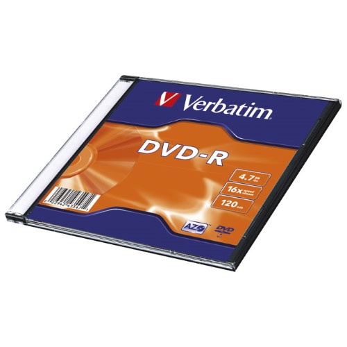 DVD-r 4,7/120 16x slim mat silver verbatim 43547 (19427)