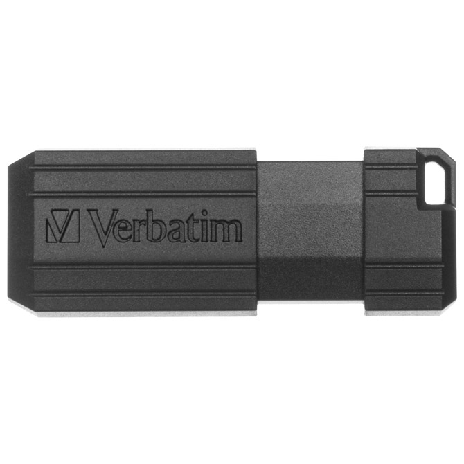 Memorija USB 8gb 2,0 pinstripe verbatim 49062 crna blister (19711)