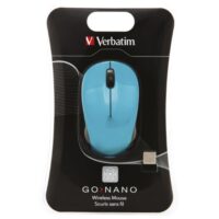 Miš USB 3tipke optički bežični verbatim 49044 plavi blister (20387)