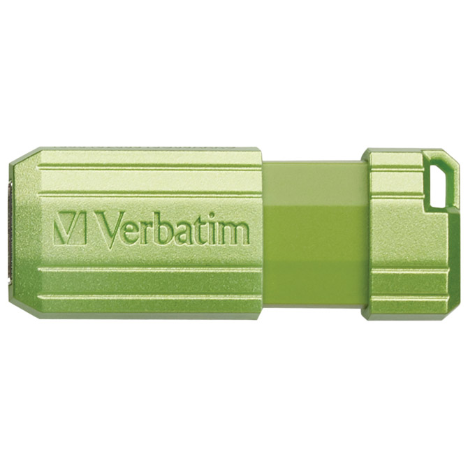 Memorija USB 64gb 2,0 pinstripe verbatim 49964 zelena blister (20741)