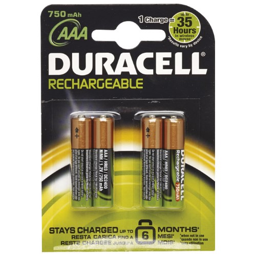 Baterija za punjenje 1,2v aaa pk4 duracell hr03 blister (21024)