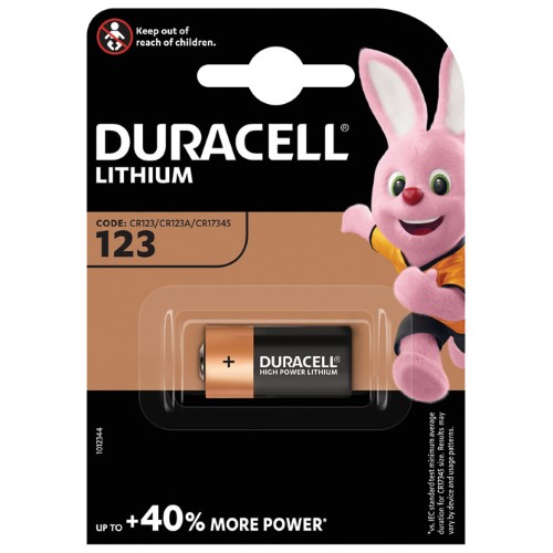 Baterija litij foto 3v pk1 duracell cr123 blister (21233)