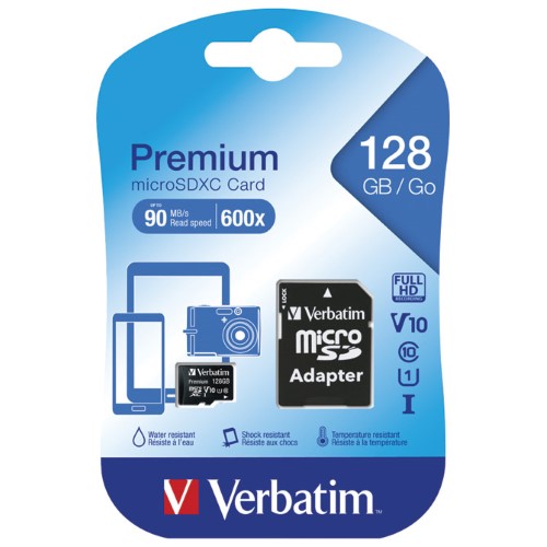 Kartica memorijska micro sdxc 128gb verbatim 44085 blister (22144)