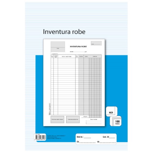 Obrazac ir-90/ncr inventura robe (22689)