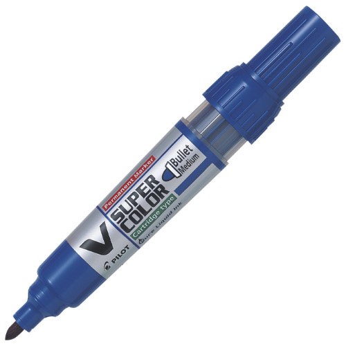 Marker permanentni 0,9mm okrugli vrh v super color begreen pilot sca-vsc-m-bg plavi (23073)