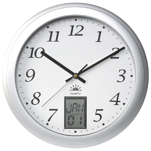 Sat zidni fi-31cm instinct unilux 100340853 sivi (23212)