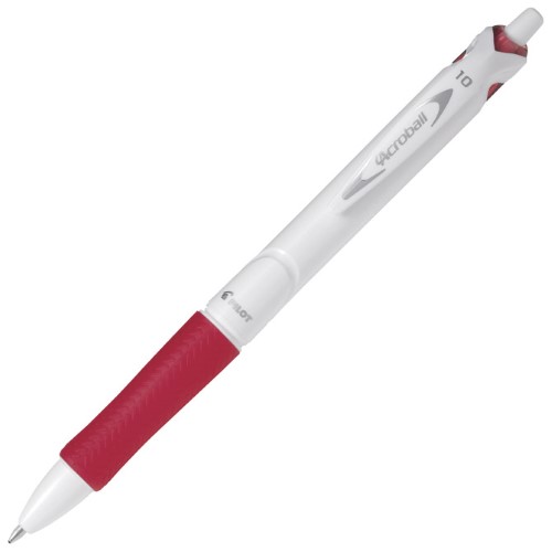 Olovka kemijska acroball pure white begreen pilot bab-15m-bg-r crvena (23252)