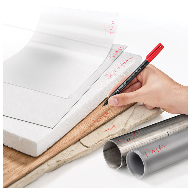 Marker permanentni 0,4mm reciklirani lumocolor staedtler 313-5 zeleni (24130)