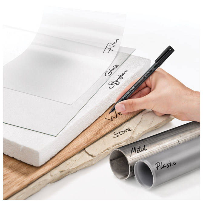 Marker permanentni 1mm reciklirani lumocolor staedtler 317-3 plavi (24142)