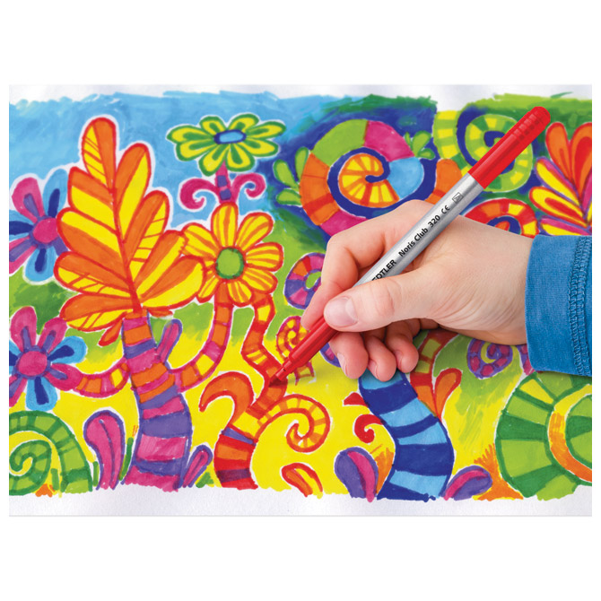Flomaster školski 10boja obostrani noris staedtler 320 nwp10 (24159)