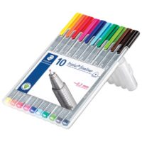 Flomaster fineliner 0,3mm triplus staedtler 334 sb10 blister (24191)