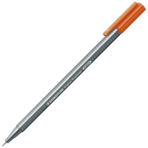 Flomaster fineliner 0,3mm triplus staedtler 334-4 narančasti (24204)