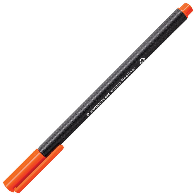 Flomaster fineliner 0,3mm triplus staedtler 334-4 narančasti (24204)