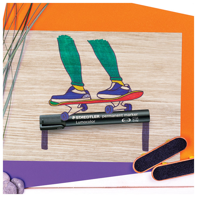Marker permanentni 2-5mm lumocolor staedtler 350-9 crni (24234)