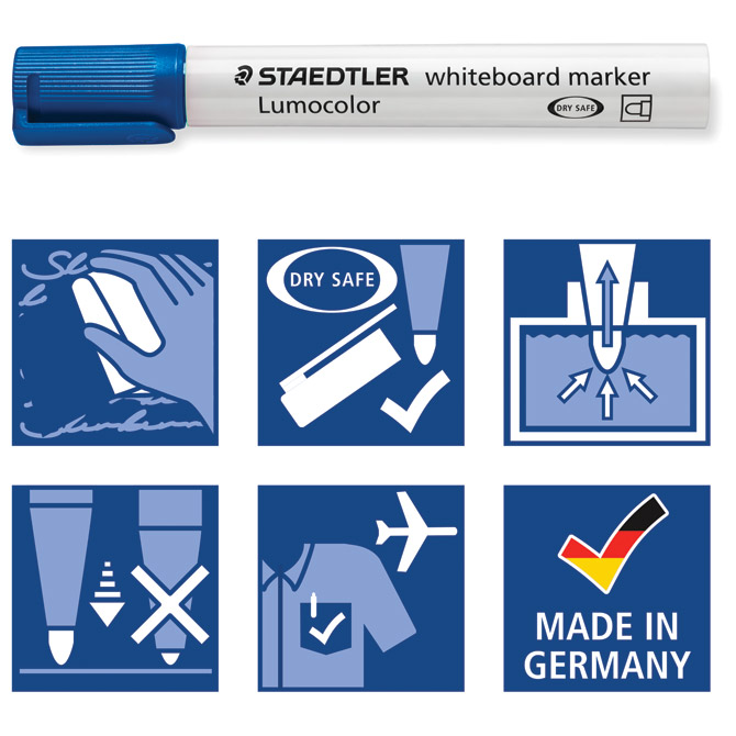 Marker za bijelu ploču 2mm lumocolor staedtler 351-5 zeleni (24243)