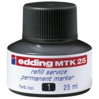 Tinta za marker permanentni 25ml edding mtk25 crna (24645)